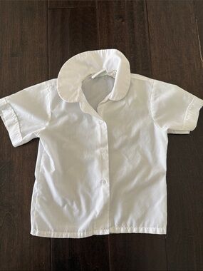 Becky Thatcher Elderwear Classic White Button-Down Kids Uniform Shirts